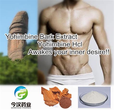Natural High Quality Yohimbine Bark Extract Powder Yohimbine Hclchina