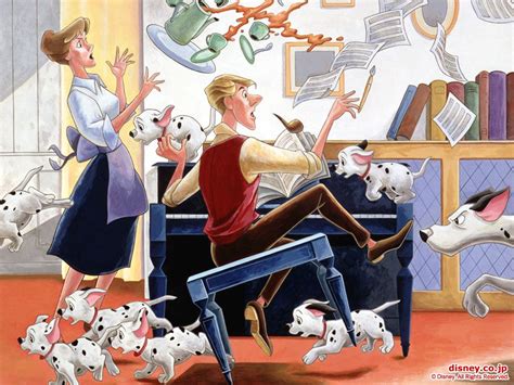 Anita Roger Pongo The Puppies ~ 101 Dalmatians 1961 101 Dalmatians