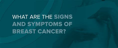 What Are The Signs And Symptoms Of Breast Cancer Envision Radiology