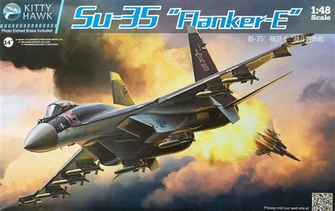 Kitty Hawk 80142 148 Sukhoi Su 35 Flanker E Kit First Look
