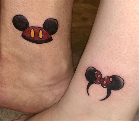 100 Disney Couple Tattoos That Prove Fairy Tales Are Real Matching Disney Tattoos Disney