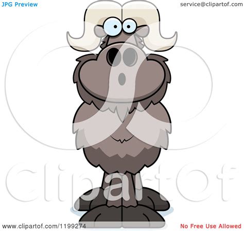 Cartoon Of A Surprised Ox Royalty Free Vector Clipart By Cory Thoman