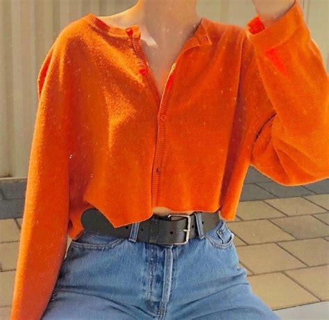 30 Aesthetic Orange Outfits Caca Doresde