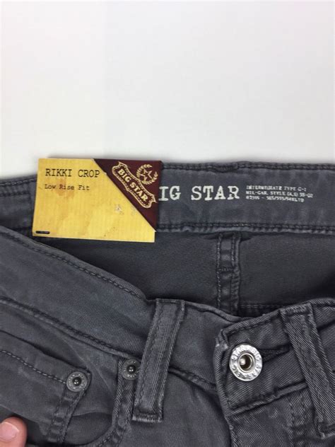 Big Star Women S Nwt Grey Denim Rikki Crop Low Rise Size Ebay