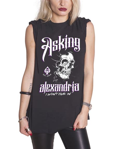 Asking Alexandria T Shirt Death To Destiny Band Logo Official Womens