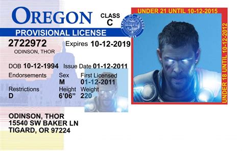 Oregon Or Under 21 Drivers License Scannable Fake Id Idviking