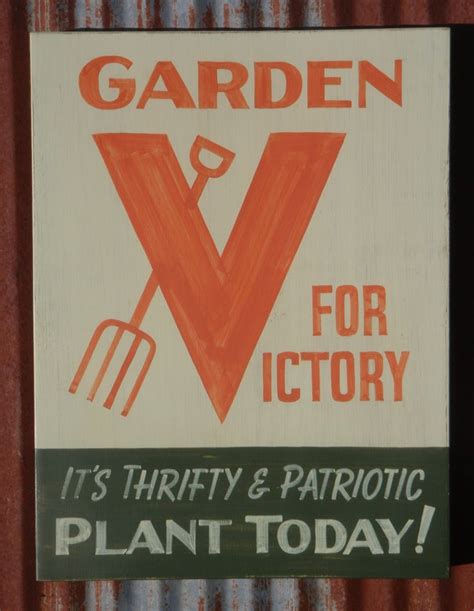 Victory Garden Garden Signs Amazing Gardens
