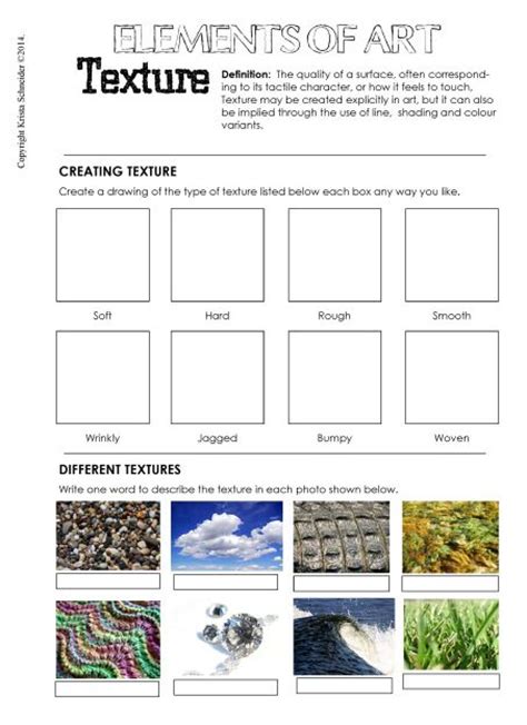 ArtBridges | Elements of Art: Texture | Elements of art texture, Art