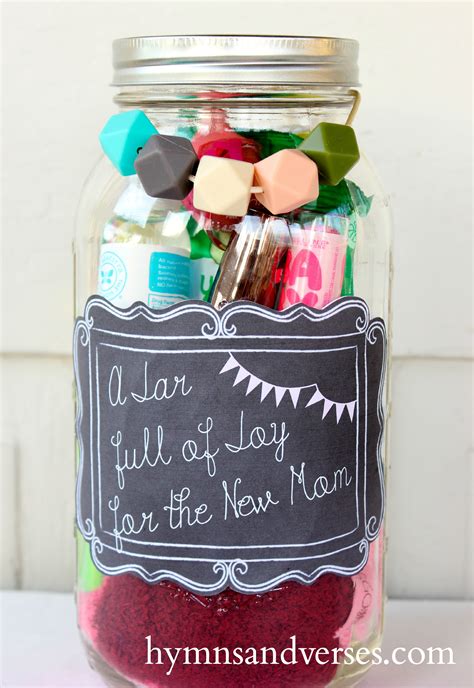 Mason Jar Gift for the New Mom  Hymns and Verses