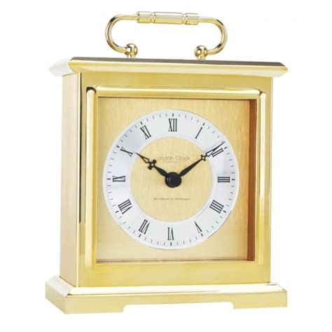 Hillier Jewellers London Clock Gold Westminster Chime Clock