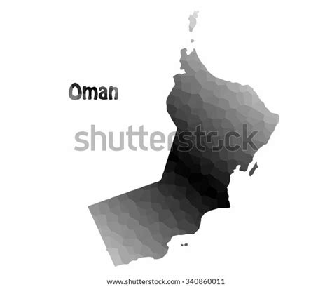 Concept Map Oman Vector Design Illustration Stock Vector Royalty Free