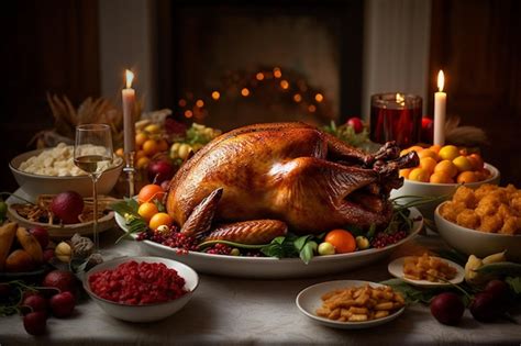 Premium Ai Image Thanksgiving Traditions The Perfect Roasted Turkey Feast