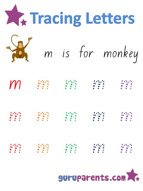 Letter M Worksheets | guruparents