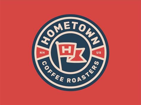Hometown Patch Logo Design Retro Logo Design Vintage Logo Design