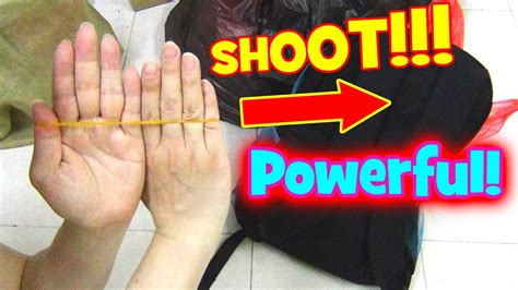 4 Types Of Best Powerful Rubber Band Shooting Tricks Compilation