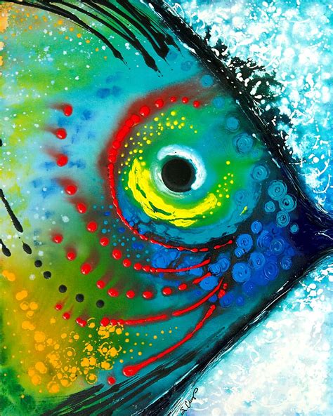 Tropical Fish Colorful Ocean Large Art Print Beach Art By Sharon