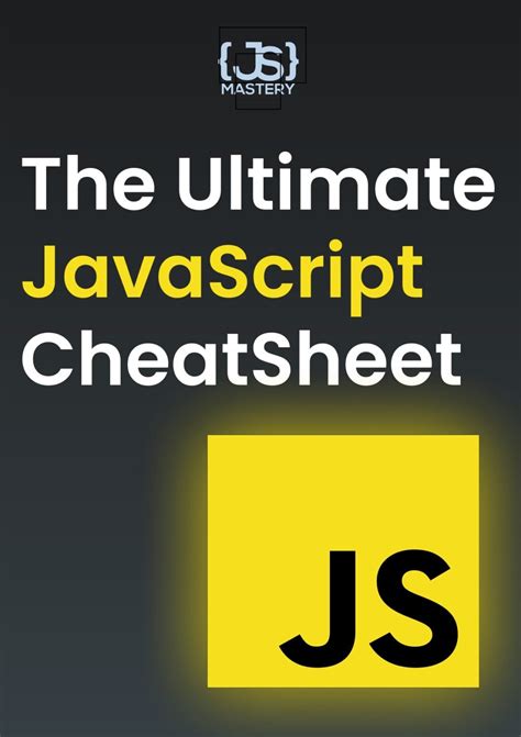 The Ultimate JavaScript Cheat Sheet Your Go To Resource For Quick