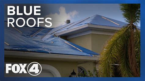Blue Roofs Installed For Homeowners Affected By Hurricane Ian Youtube