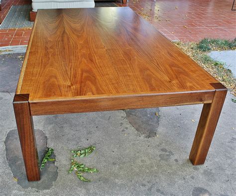 Are you curious how can you do it? Modwerks: Large Low Vintage Walnut Coffee Table