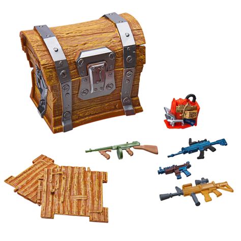 Fortnite Loot Box Collectible Chest Playset 7pc Ebay