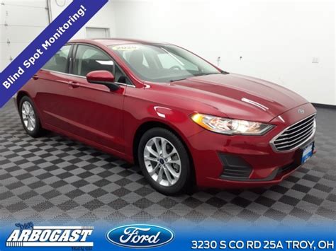 Pre Owned 2020 Ford Fusion Se 4 Door Sedan In Troy S15673 Dave