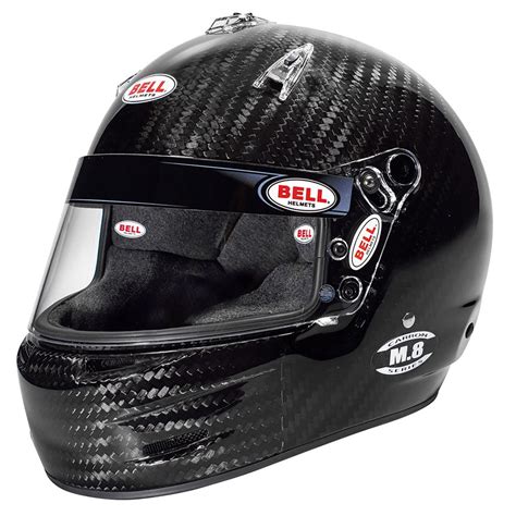 You can be certain that your skull is as safe as a helmet can make it within this fiberglass, dyneema, and carbon fiber shell. Bell - M.8 Carbon Fiber SA2020 Racing Helmet ...