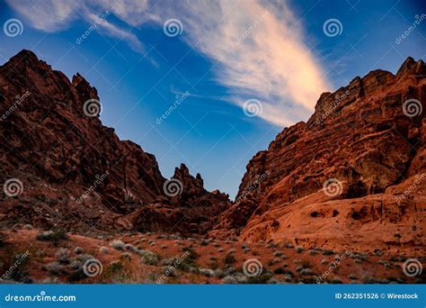 Valley Of Fire State Park In Moapa Usa Stock Photo Image Of