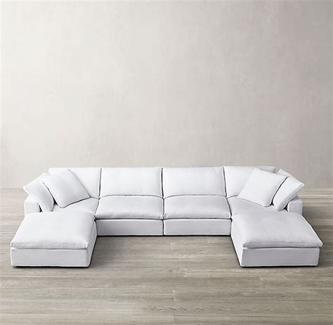 Cloud Modular U Chaise Sectional In 2020 Couch With Chaise Sectional