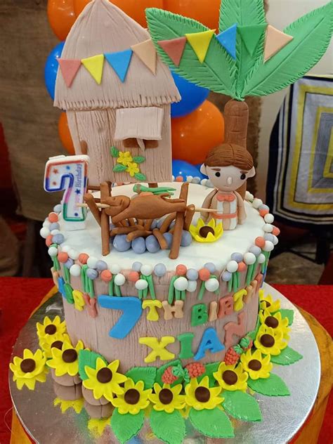 Bahay Kubo Theme Cake All Nicakes Cakes And Pastries Facebook