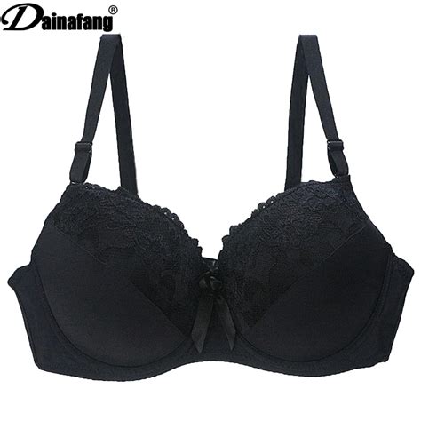 Womens Underwear 36 38 40 42 44 C D E Cup Bras Black Red Blue Sexy Lace Bra For Large Size