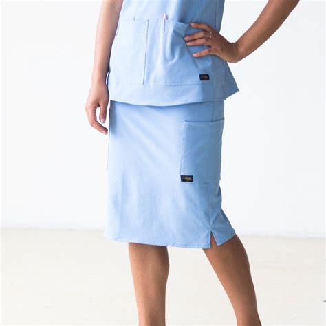 Ceil Blue Scrub Skirt Scrub Skirts Medical Scrubs