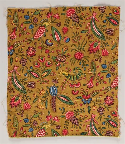 English Textile Fragment Late 1700 Antique Fabric Risdm In 2021