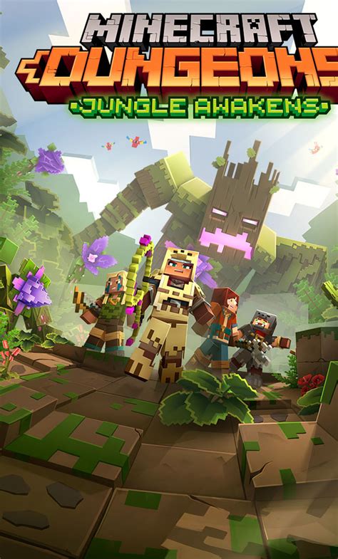 1280x2120 Minecraft Dungeons Jungle Awakens Iphone 6 Plus Wallpaper Hd