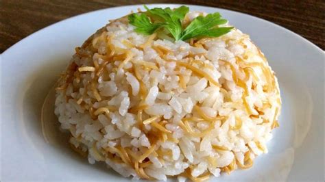 Egyptian Rice Recipe Rice With Vermicelli Ems Kitchen Youtube In