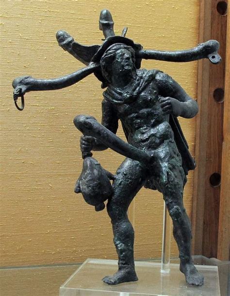 Dr M F Khan On Twitter A Tintinnabulum In Bronze Showing The Deity Mercury Found In Pompeii