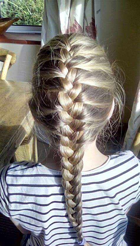 Easy French Braid😵 Easy French Braid Hair Styles Braids