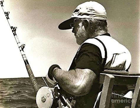 Ernest Hemingway Fishing The Old Man And The Sea Photograph By Thomas