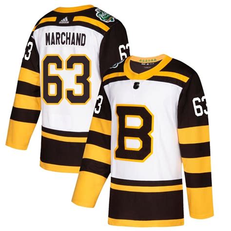 Mens Brad Marchand Boston Bruins Adidas 2019 Winter Classic Jersey