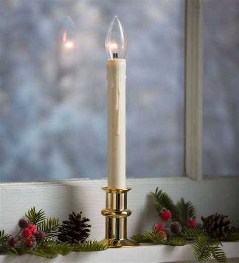 These Holiday Candles Have It All Battery Operated Adjustable Window