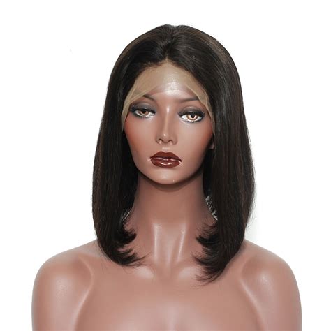 Invisilace Short Bob 360 Lace Front Human Hair Wigs 150 Density