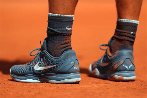 Rafa Nadal Nike Shoes Fourth Round 2018 Roland Garros Photo Rafael
