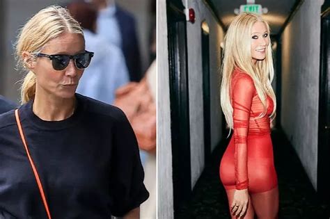 Gwyneth Paltrow Looks Very Different To Bum Flashing Siren As She Goes