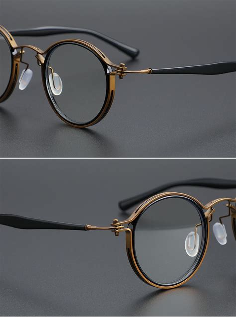 Tel Retro Steam Punk Optical Glasses Frame Mens Glasses Fashion Eyeglass Frames For Men Mens