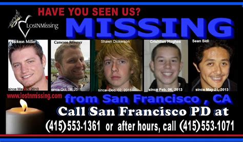 california five missing men in san fran are these cases connected