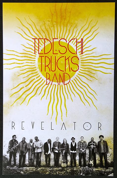 Tedeschi Trucks Band Revelator Rare Advertising Poster 11x17 Prints Posters