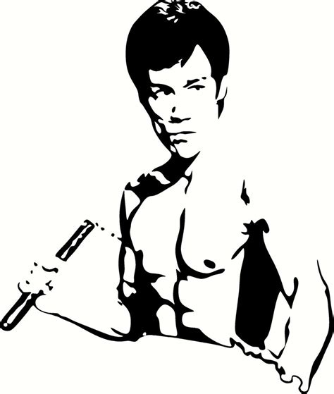 Artstation inspirational people these pictures of this page are about:bruce lee drawings black and white. Bruce Lee Coloring Pages
