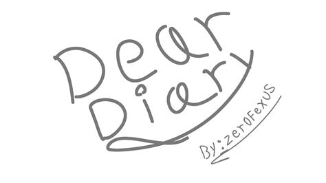 Dear Diary Comic Youtube