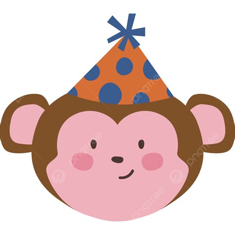 Monkey Birthday Birthday Party Celebration Png And Vector With