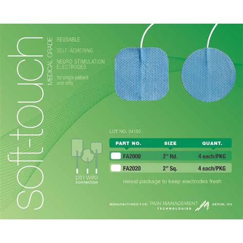 Soft Touch Medical Grade Electrodes