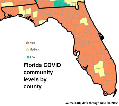 In Florida 60 Of 67 Counties Are Listed As High Risk For Covid 19